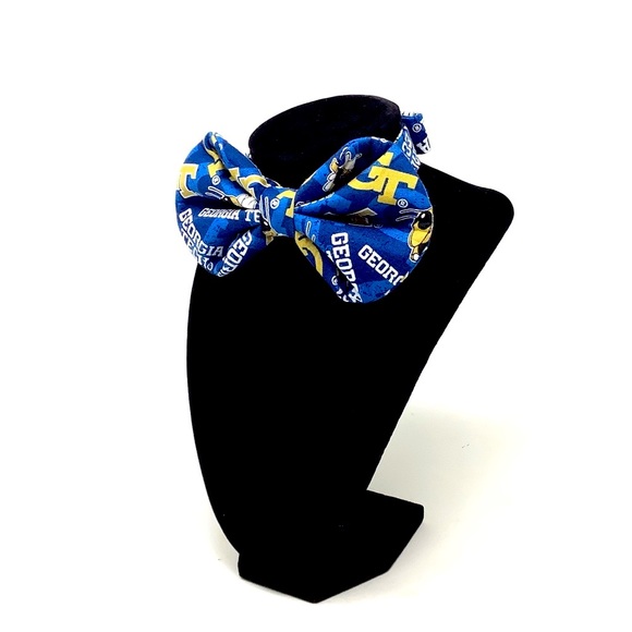 Georgia Tech University Handcrafted Bow Tie - 01 - Picture 6 of 13